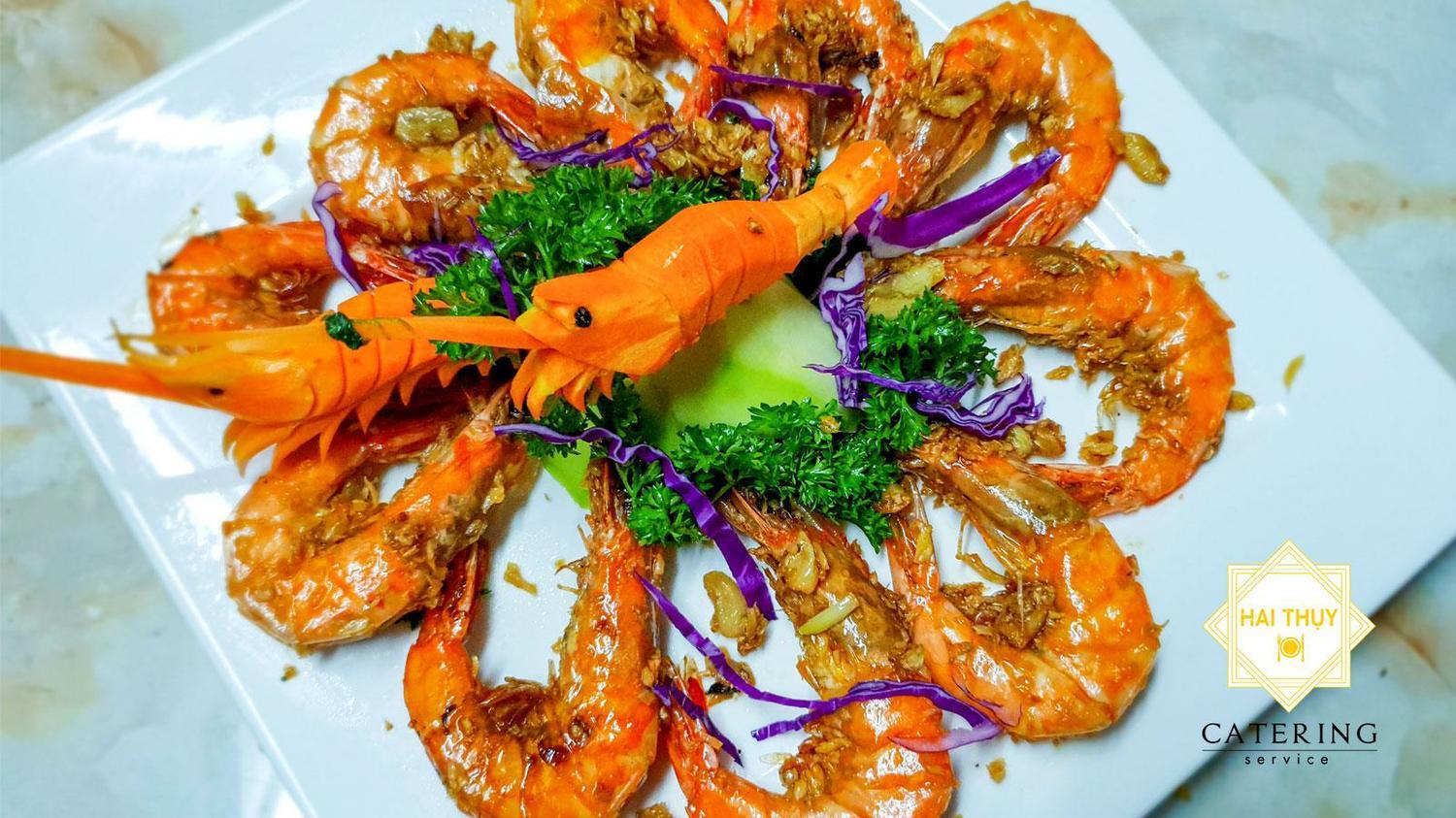 Món tôm cháy tỏi