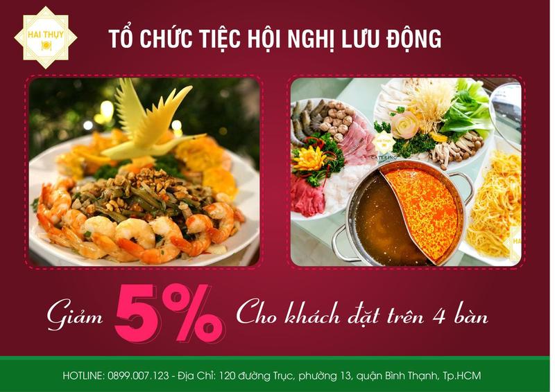 Sở hữu thành công đột phá khi tổ chức tiệc hội nghị lưu động Hai Thụy Catering